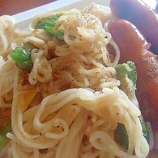 簡単ドレッシング焼き素麺